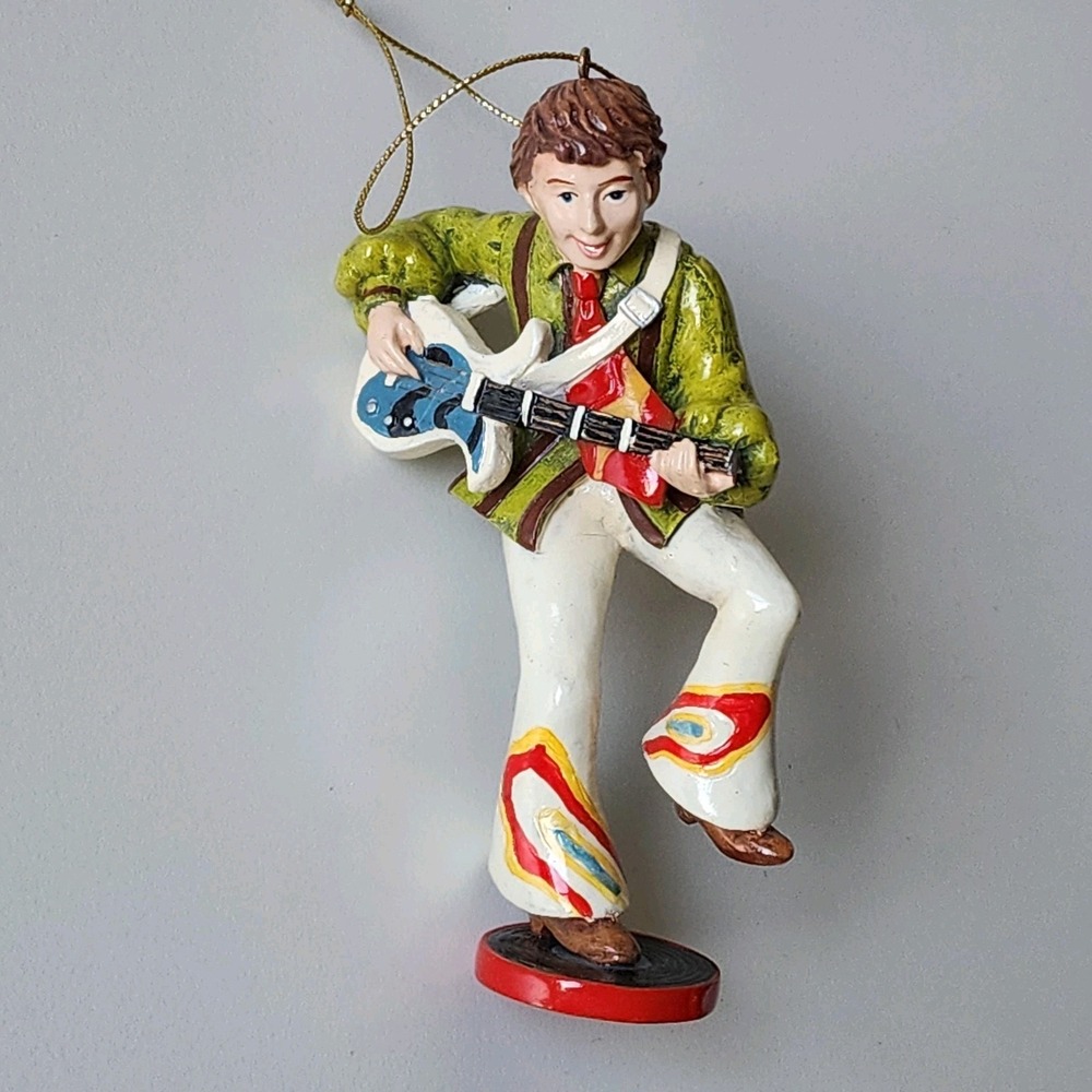 Guitar Guy Christmas Ornament Electric Guitar Musician Flares‎ Music  Gift Idea